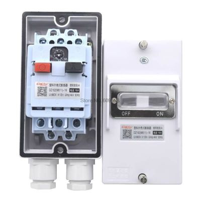 【LZ】 M611 Motor Protective Swith Circuit Breaker AC 660V 3 Pole 19A-25A Adjustable Switch Circuit Breaker Waterptoof Box DZ162-16