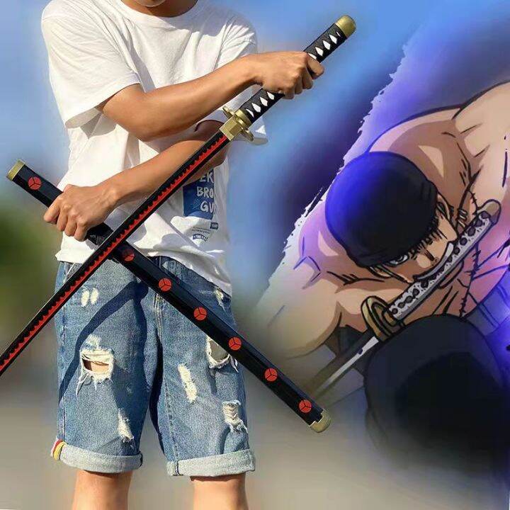 【Ready Stock】1:1 One Piece Roronoa Zoro Sword 104CM Anime Luffy Cosplay ...