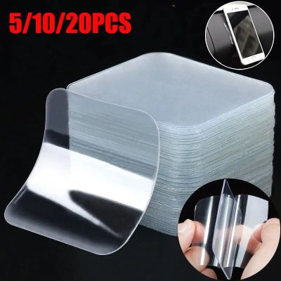❇ 20pcs Nano Double-sided Adhesive Tape Waterproof Wall Sticker Non-marking Washable Self Adhesive Double Face Strong Storage