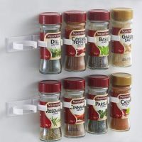 hotx【DT】 2pcs/Set Storage Rack Seasoning Jar Bottle Clip Four Five Hole