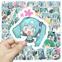 10/65ชิ้น Kawaii Hatsune สติ๊กเกอร์อะนิเมะ Miku กราฟฟิตี้กระเป๋าแล็ปท็อปกระเป๋าสเก็ตบอร์ดรถจักรยานกระเป๋าเดินทางสติกเกอร์ของเล่นสติ๊กเกอร์การ์ตูนตลก