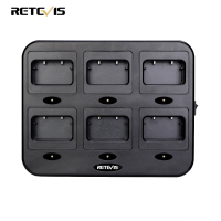 Retevis RTC21ที่ชาร์จหกทาง/ที่ชาร์จแบตเตอรี่สำหรับ Retevis RT21/RT24/H777S/RT24V/RT28/RT53สำหรับโรงแรม/ร้านอาหาร