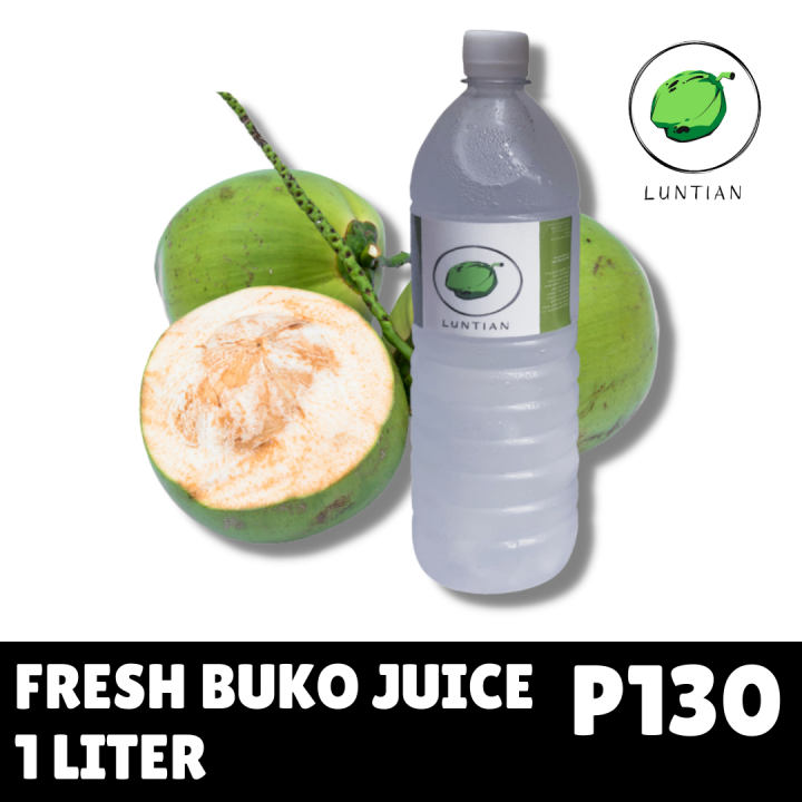 Fresh Buko Juice Pure Coconut Water 1 Liter Lazada Ph