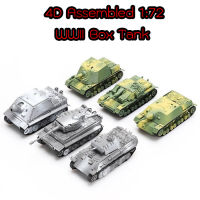 โมเดลรถถังประกอบ 4d Model Tank Tiger ชุดโมเดลรถถังประจัญบาน คละสี