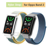 สายนาฬิกาไนลอนนุ่มสำหรับ Oppo Band 2สายยืดกีฬาน้ำหนักเบาพร้อมเคสสำหรับ Oppo Band2