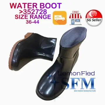 New Rain Boots Low Top Unisex Large Size Ankle Rubber Boots Waterproof  Outdoor Fishing Shoes Kitchen Non-Slip Rain Boots 36-44