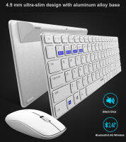 ใหม่ Rapoo 9300G Multi-Mode Silent Wireless Keyboard Mouse Combos สวิตช์2.4G ที่รองรับ Bluetooth ระหว่างการเชื่อมต่ออุปกรณ์3เครื่อง