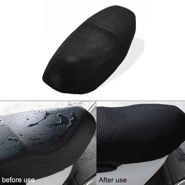 dsycar-1pcs-anti-slip-3d-ตาข่ายผ้าที่นั่ง-breathable-กันน้ำรถจักรยานยนต์มอเตอร์ไซด์สกู๊ตเตอร์ที่นั่งครอบคลุมเบาะ-s-xxxxxl