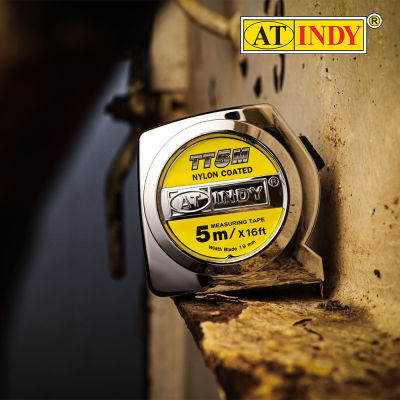 AT INDY Measuring Tape ตลับเมตร5เมตร TT5M (chrome body)