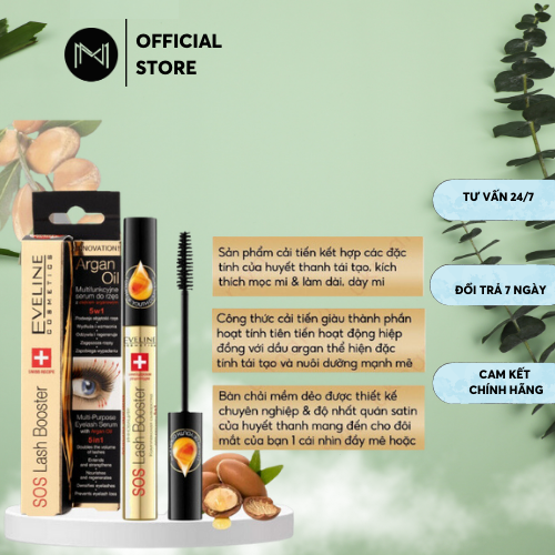 Tinh Chất Dưỡng Mi Cao Cấp Eveline 5 in 1 SOS Lash Booster 10ml Lazada.vn