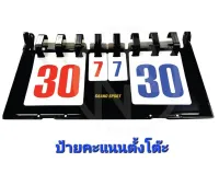 ปัายนับคะแนนปิงปอง GRAND SPORT ป่ายคะแนนตั้งโต๊ะ PORTABLE SCOREBORD ป้ายคะแนนปิงปอง