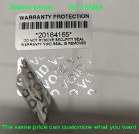 hot！【DT】✈✌☒  100pcs Warranty Protection Sticker  (30mm x15mm )Security Tamper Proof Label Stickers