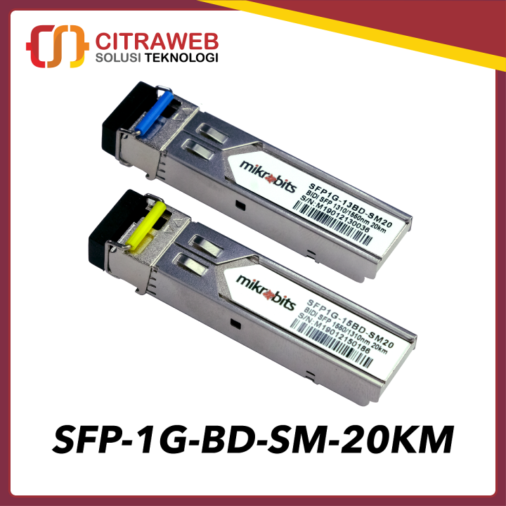 Mikrobits SFP Transceiver SFP-1G-BD-SM-20KM | Lazada Indonesia