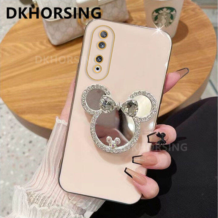 dkhorsing-ตัวยึดกระจกแต่งหน้าคริสตัลปลอกอ่อน-honor-90-5g-honor-90-lite-honor-70-lite-เคสโทรศัพท์-honor90ป้องกันเลนส์กล้องกันกระแทก-honor70-lite