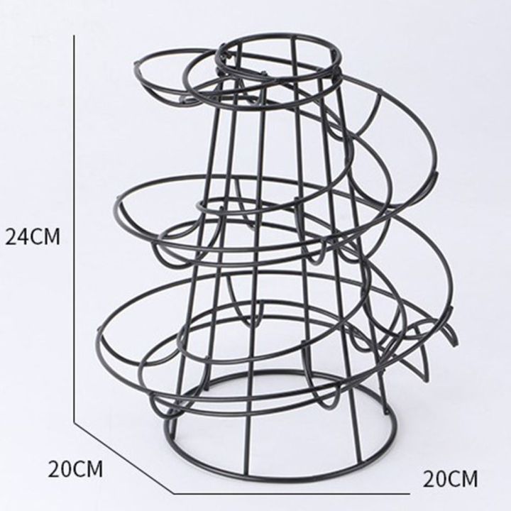 egg-lattice-holder-egg-storage-basket-egg-organizer-stand-egg-basket-organizer-egg-lattice-storage-kitchen-storage-rack-spiral-egg-holder-iron-wire-egg-basket