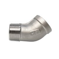 1/8 1/4 3/8 1/2 3/4 1 -2 BSP Female To Male 45 Degree Elbow Connector Coupler 304 Stainless Steel Pipe Fitting Connector