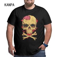 Horror Skull Mens Long Sleeve T Shirt Printed Hop Black Shirt 3Xl