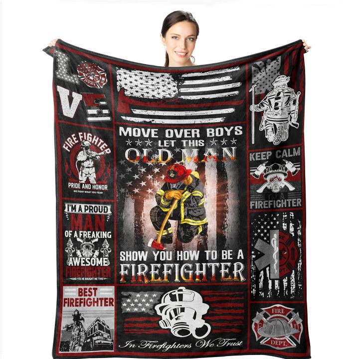 in-stock-firefighter-gift-blanket-father-in-law-son-boyfriend-blanket-firefighters-birthday-gift-firefighter-hero-throws-blanket-can-send-pictures-for-customization