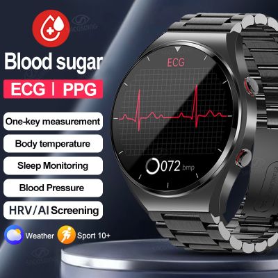 Hygieia-05r Pro 2023 New Non-Invasive Blood Glucose Smart Watch Men Full Touch Screen Sport Fitness Watches Bluetooth For Android ios Smartwatch
