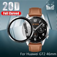 20D Curved Edge Protective film for Huawei Watch GT2 GT 2 46MM Smart Watch soft screen protector accessories (Not Glass） Cables