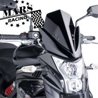 ✠⊙▨ Motorcycle Accessories Windshield Windproof WindScreen Deflectors Visor Viser For Kawasaki ER6N 2013 2014 2015 2016 ER-6N er6n