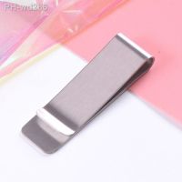 Stainless Steel Money Clip Simple Silver Brass Cash Clip Money Holder Credit Card Wallet Portable Business Cards Holder