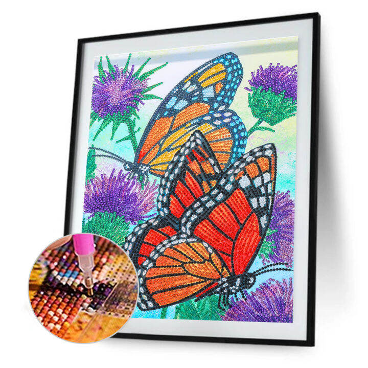 5D DIY My Diamond Art (Butterfly Flower Hands) Diamond Painting