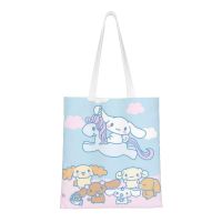 ถุงผ้าฝ้ายชอปปิ้งถุง Tas Jinjing Kanvas Cinnamoroll,กระเป๋าชายหาด,Kado Ulang Tahun | ถุงช้อปปิ้งนำมาใช้ใหม่ในครัว,กระเป๋าหนังสือ