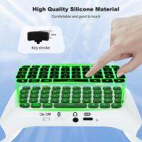 Wireless Keyboard Controller Mini Chat Pad Message Game Keyboard Keypad Built-In Speaker With Audio Jack Chat Keyboard