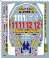 รายละเอียด112 Scale 312T4 Gilles Villeneuve 312T Sports Racing Car Model Kit Marine Decal