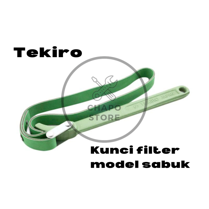 Tekiro kunci filter oli model sabuk kulit 9 inch oil filter wrench belt Lazada Indonesia