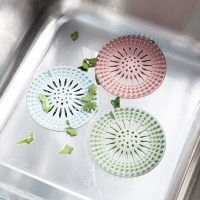 Silicone Sink Sewer Filter Floor Drain Strainer Water Hair Stopper Catcher Bath Shower Cover Kitchen Bathroom Anti Clogging Dishracks Sink accessories