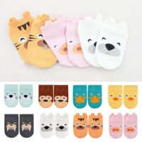 Cartoon Pattern Cotton Baby Socks Breathable Infant Kids Baby Socks