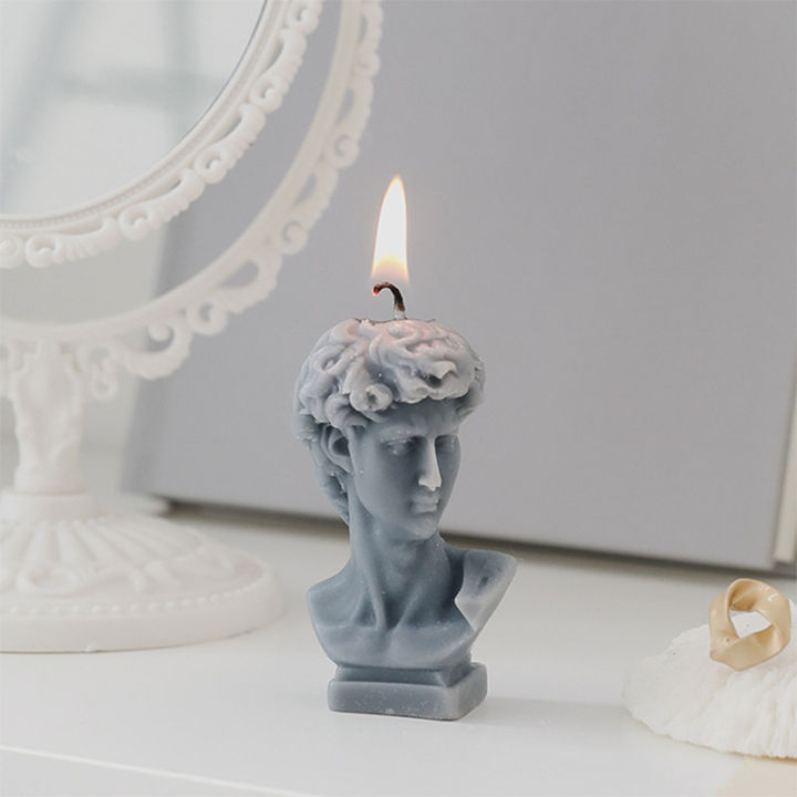 cw-david-head-candle-scented-candles-aromatpy-handmade-wedding-home-decoration-scented-candles-ins-shooting-props-ornaments