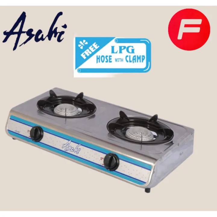 Asahi GS667 Double Burner Gas Stove Lazada PH