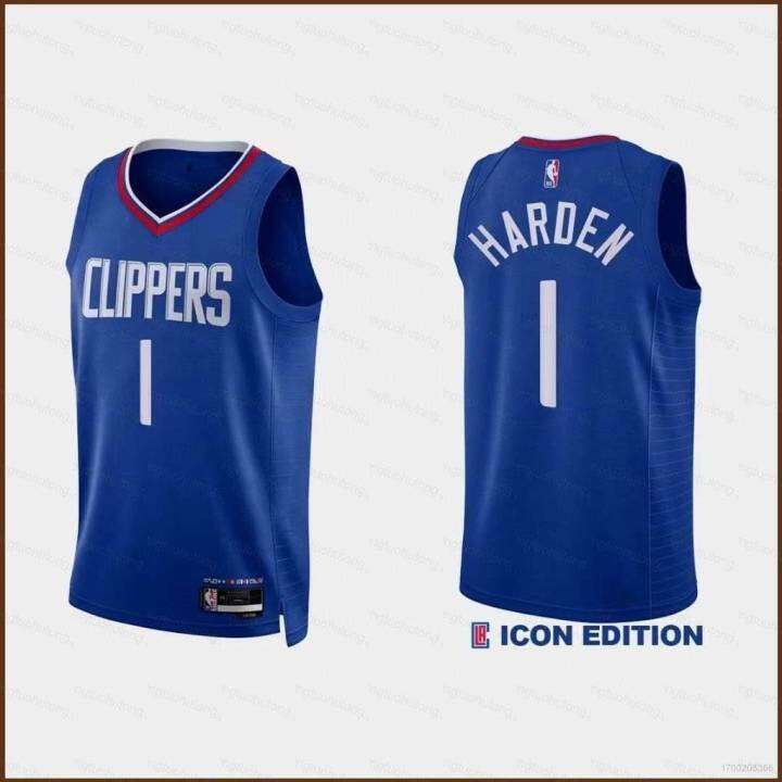 HT1 2023-2024 NBA Clippers James Harden Jersey Basketball Sports Vest ...