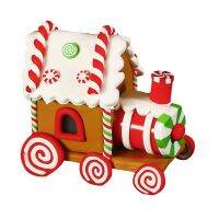 【ร้อน】 HouseGingerbread Village XmasHouses เครื่องประดับตกแต่งแขวนเครื่องประดับดิน DecorationsUpDecoration