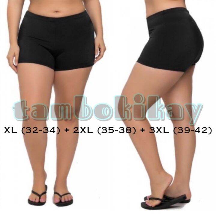 PLUS SIZE BOYLEG CYCLING SHORTS (THICK STRETCHABLE FABRICNYLON SPANDEX