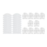 20x Disposable Mop Cloth for Roidmi EVE Plus Robot Vacuum Cleaner Mop &amp; 10Pcs Dust Bag for Roidmi EVE Plus