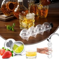 Bar Whiskey Round Ice Cube Maker Plastic Large Ball Shape Spherical DIY Ice Cube Mould Machine Quick Freezer Kitchen Bar Gadgets