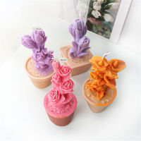 Rose Candle Molds Tulip Candle Molds Candle Making Molds Resin Flower Pot Molds Silicone Soap Molds