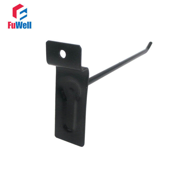 10pcs Slatwall Display Hooks 1001500200250mm Length 5mm Wire Dia