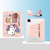 Pro11 air3 10.5/pro 10.5 Air4 Air5 10.9 gen7/gen8/gen9 10.2 air1/air2/gen5/gen6 9.7 gen10 hello kitty case เคส360องศา หมุนได้ มีช่องใส่ปกกา