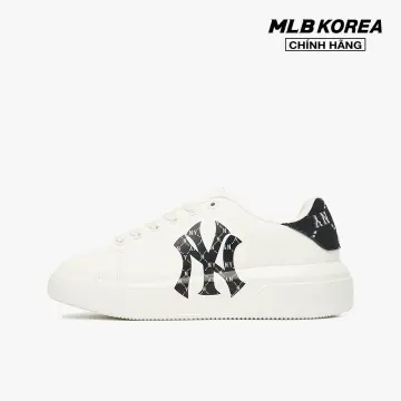 MLB Korea Unisex Big Ball Chunky Dia Monogram NY Yankees Black
