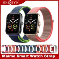 วงดนตรี Nylon Loop Strap สายนาฬิกา For Maimo Smart Watch Straps สาย Maomo Watch สาย Smart Watch Band Smart Wristbands Maimo Smart Watch 22mm Watchstrap Acceccories