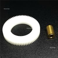 ∈ 1:71 POM Worm Gear 0 .5M 71 Teeth 21.8MM DIY Innovating Copper 1.98/2.3/2.98/3.15mm