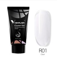 Poly Gel (เบอร์ R1-ใส)โพลีเจล สำหรับต่อเล็บ  หลอดใหญ่ 30ml เจลต่อเล็บVenalisa โพลี่เจลสีใสเจลต่อเล็บสำเร็จรูป มือใหม่ก็ต่อได้