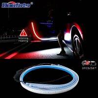 2pcs Car Door Opening Warning LED Lights Strips Anti Rear end Collision Safety Light Welcome Flash Universal Interior lamp