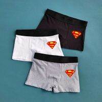 【พร้อมส่ง】Superman กางเกงชั้นในผ้าฝ้ายเอวยางยืดพิมพ์ลายตัวอักษรแฟชั่นผู้ชาย