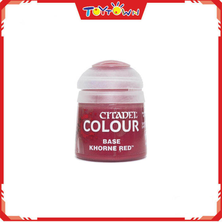 Warhammer Citadel Colour Paint Base Khorne Red 12ml Lazada PH